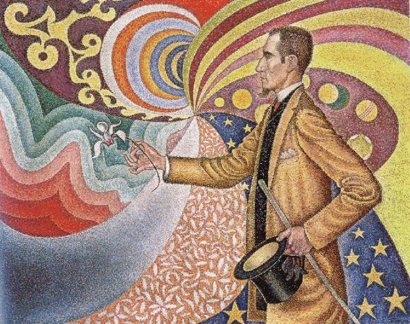 portrait of felix feneon opus, Paul Signac